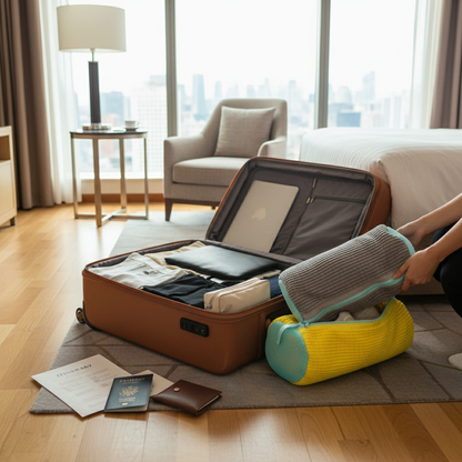 Durable Mesh Shoe Wash Bag with Zipper Rich Fluff Inside Protects Sneakers Casual Shoes in Washer Dryer Travel Storage Organizer